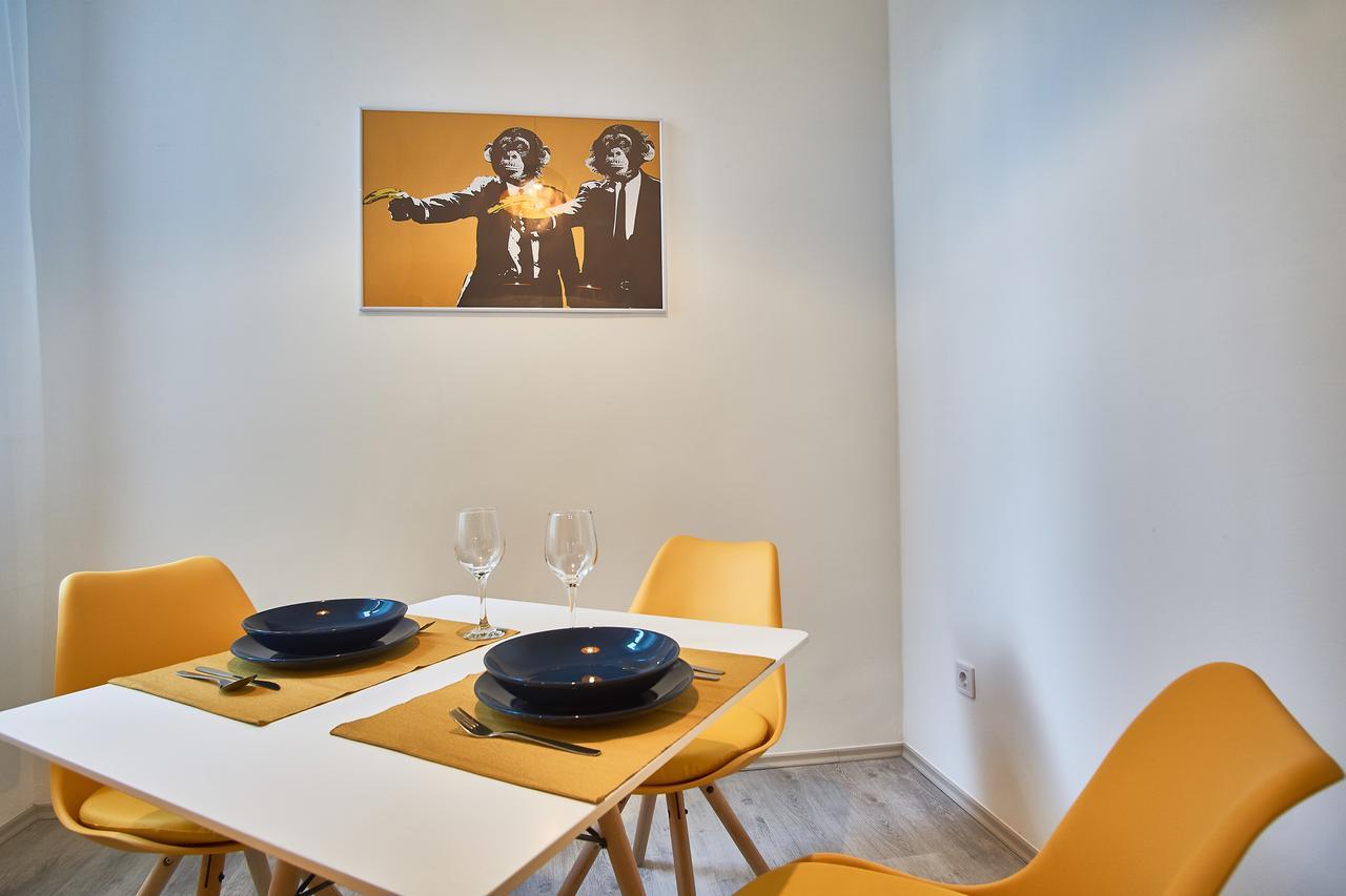 Design Apartment In The City Center With Ac Budapest Exteriör bild